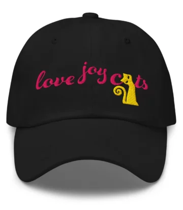 love-joy-cats-curious-cat-classic-cap-black-front