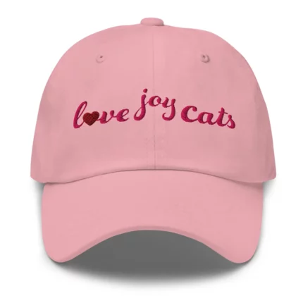 love-joy-cats-heart-classic-cap-pink-front