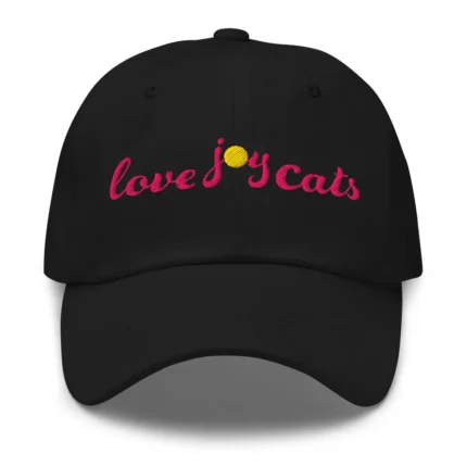 love-joy-cats-sun-classic-cap-black-front