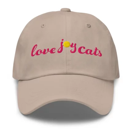 love-joy-cats-sun-classic-cap-stone-front