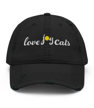 love-joy-cats-sun-distressed-cap-black-wht-front