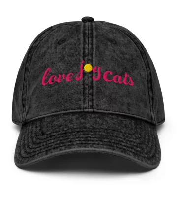 love-joy-cats-sun-vintage-cap-black-flm-front