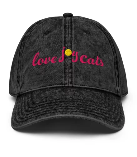 love-joy-cats-sun-vintage-cap-black-flm-front